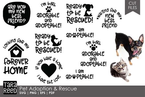 Download Free Pet Adoption- SVG File, DXF File Images